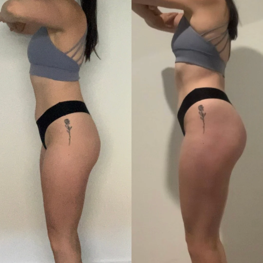 Before and after transformation