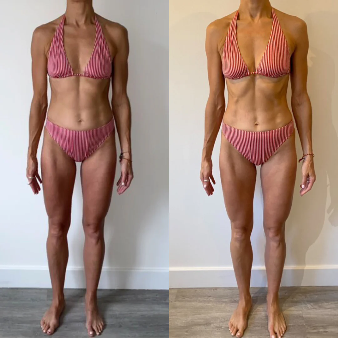 Before and after transformation